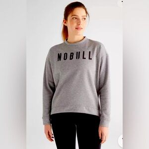 NOBULL Lightweight Sweater Gray Size Small Mint Like New Condition